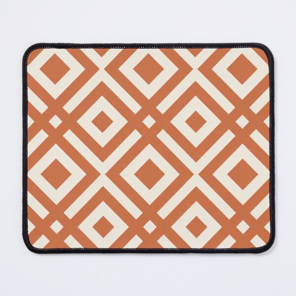 Item preview, Terracotta Geometric Pattern | Mid-Century Modern Diamond Design | Minimalist Retro Seamless Pattern designed and sold by MoodLay.