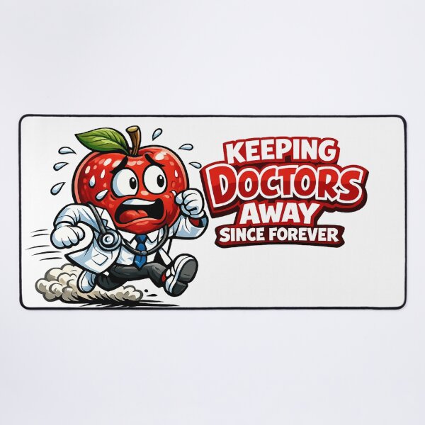 Item preview, Keeping Doctors Away Since Forever Funny Doctor Apple Design designed and sold by irfanshikh.