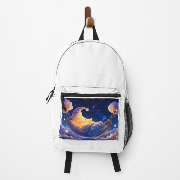 Item preview, Sleepy Moon Hammock | Cute Dreamy Night Sky Art designed and sold by QuirkNest Studio .
