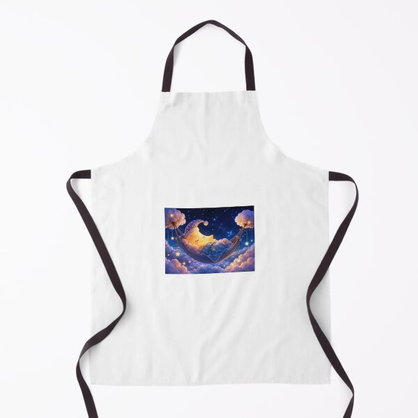 Item preview, Sleepy Moon Hammock | Cute Dreamy Night Sky Art designed and sold by QuirkNest Studio .