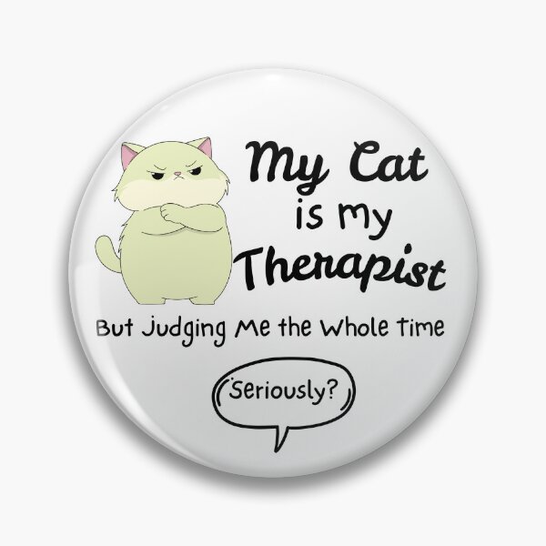 Item preview, My Cat Is My Therapist designed and sold by VortexClothings.