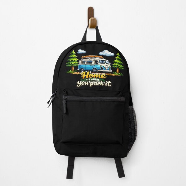 Item preview, Home Is Where You Park It Vintage Camper Van Adventure designed and sold by myforestfog.