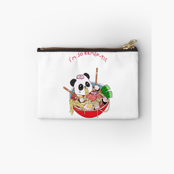 Item preview, Cute Panda Eating Ramen Bowl Illustration designed and sold by HobbyCraftTees.