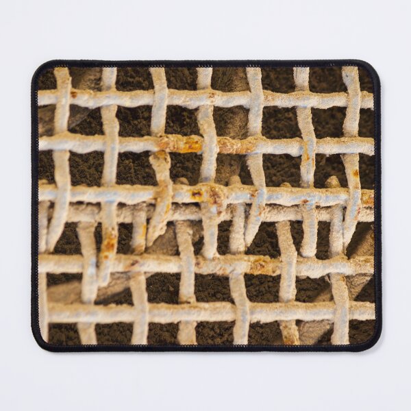 Item preview, Close-Up of Rusty Metal Grid Grate With Mineral Buildup and Industrial Corrosion Texture designed and sold by Nmallia.