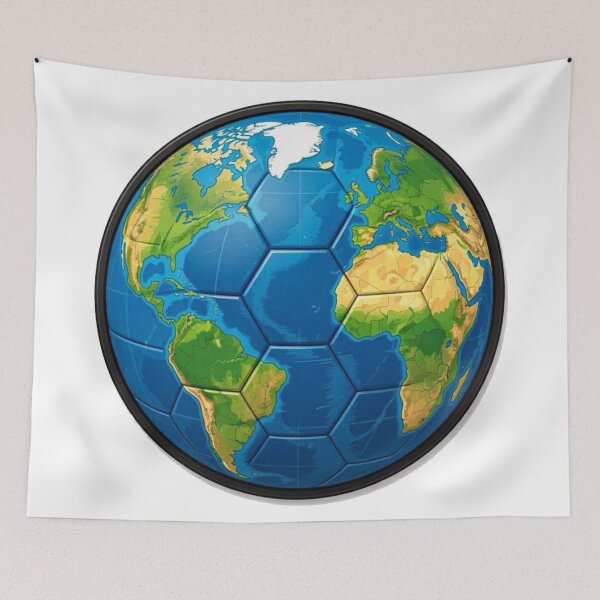Item preview,  World Game Soccer Planet Earth Sticker designed and sold by ckartes100.