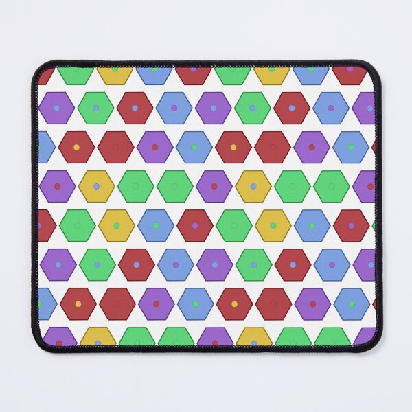 Item preview, Austin Bright Pop Art Hexagon Pattern designed and sold by Patterns 1920.