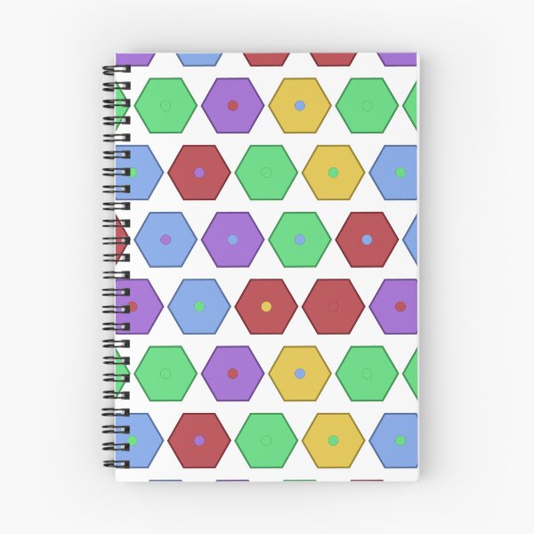 Item preview, Austin Bright Pop Art Hexagon Pattern designed and sold by Patterns 1920.