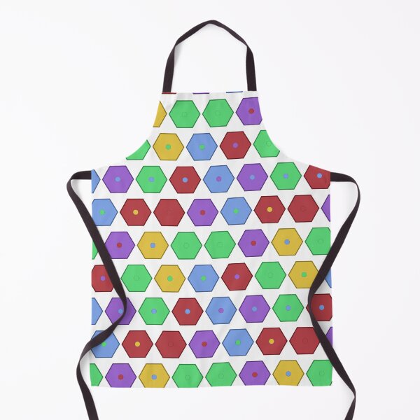 Item preview, Austin Bright Pop Art Hexagon Pattern designed and sold by Patterns 1920.