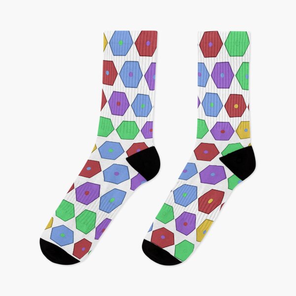 Item preview, Austin Bright Pop Art Hexagon Pattern designed and sold by Patterns 1920.