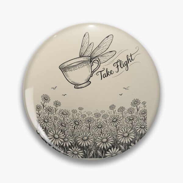 Item preview, Flying Teacup - Cottagecore Art designed and sold by bapupa.