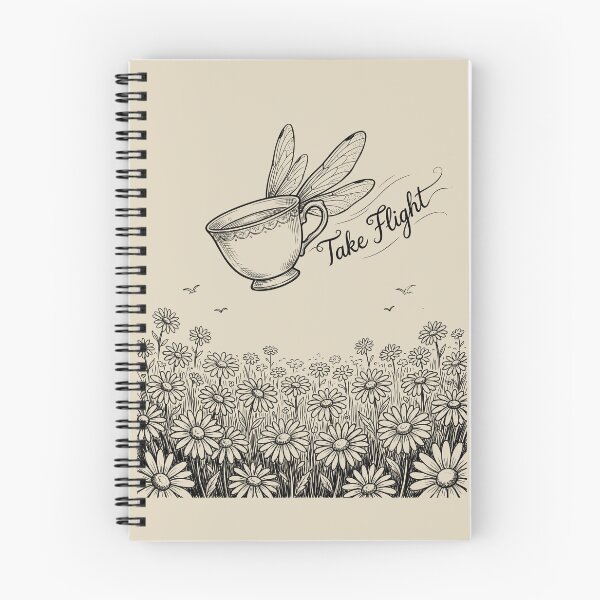 Item preview, Flying Teacup - Cottagecore Art designed and sold by bapupa.