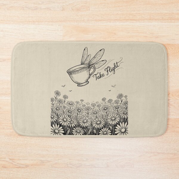 Item preview, Flying Teacup - Cottagecore Art designed and sold by bapupa.