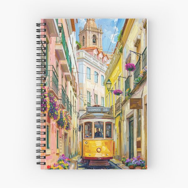 Item preview, Lisbon Tram 28 Impressionist Painting designed and sold by travelwitheric.