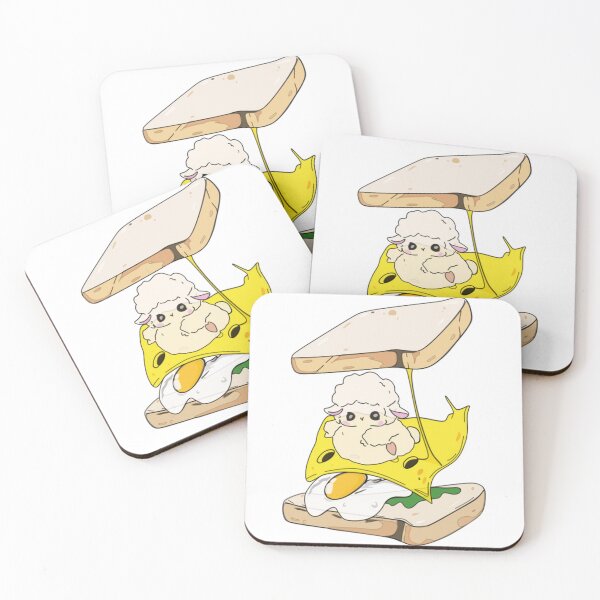 Item preview, Whimsical Sheep Sandwich Cartoon Art designed and sold by HobbyCraftTees.