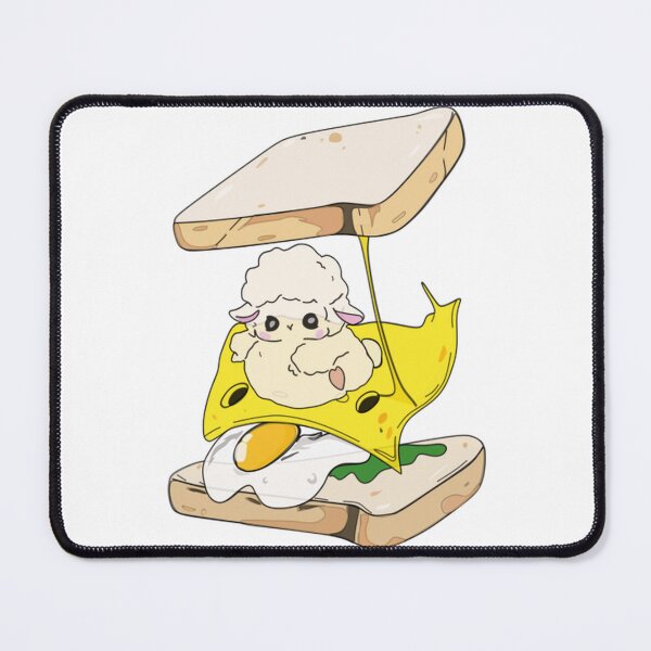 Item preview, Whimsical Sheep Sandwich Cartoon Art designed and sold by HobbyCraftTees.