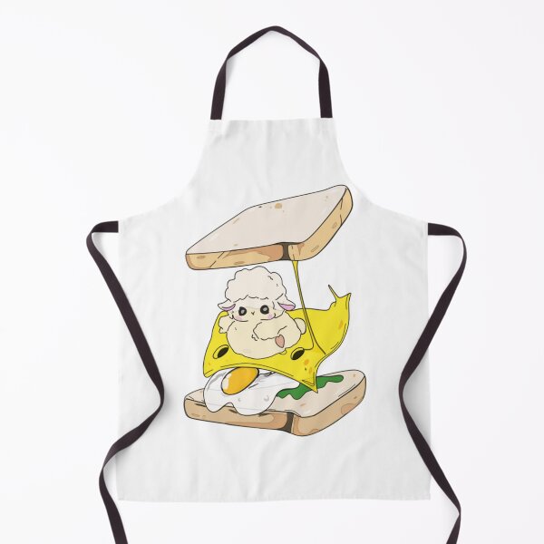 Item preview, Whimsical Sheep Sandwich Cartoon Art designed and sold by HobbyCraftTees.