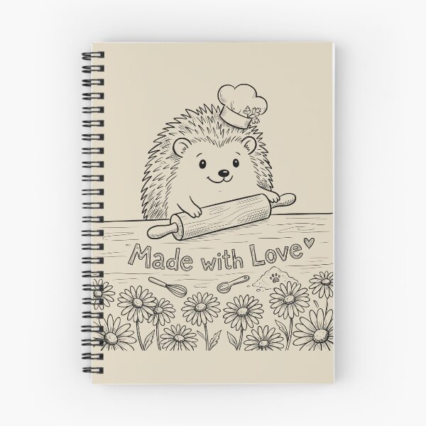 Item preview, Hedgehog Baker - Cottagecore Art designed and sold by bapupa.