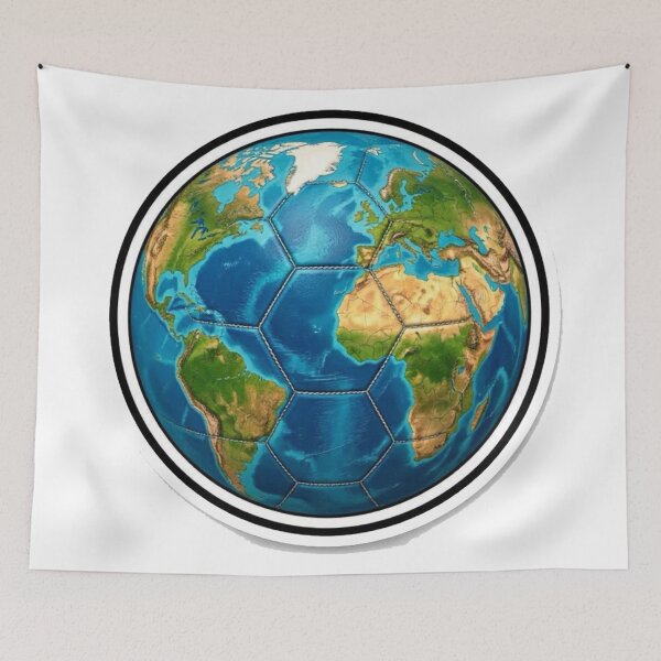 Item preview,  World Game Soccer Planet Earth Sticker designed and sold by ckartes100.