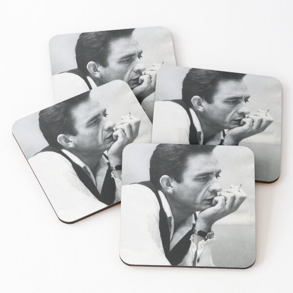 Item preview, Poster Johnny Cash Smoking Black White designed and sold by PuffersPatrys.