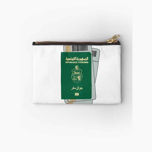 Item preview, Tunisian Passport and Travel Tickets Illustration designed and sold by Minilosha.