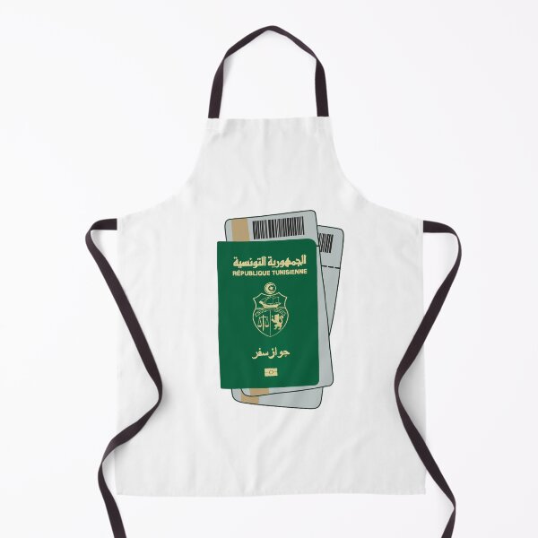 Item preview, Tunisian Passport and Travel Tickets Illustration designed and sold by Minilosha.