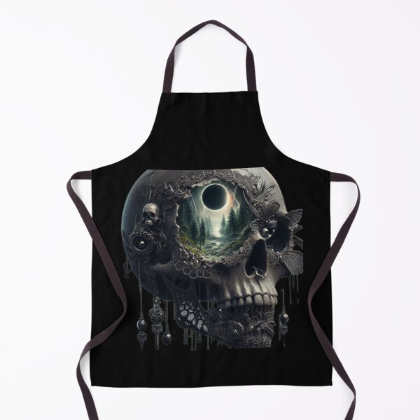 Item preview, Eclipse within the Skull – Dark Lace Filigree Mindscape designed and sold by LujziWorld.