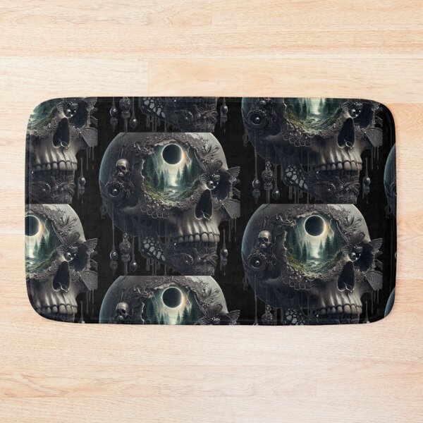 Item preview, Eclipse within the Skull – Dark Lace Filigree Mindscape designed and sold by LujziWorld.