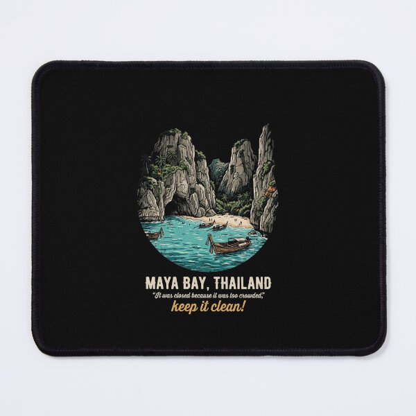 Item preview, Maya Bay Thailand Vintage Travel Art designed and sold by zigo26.