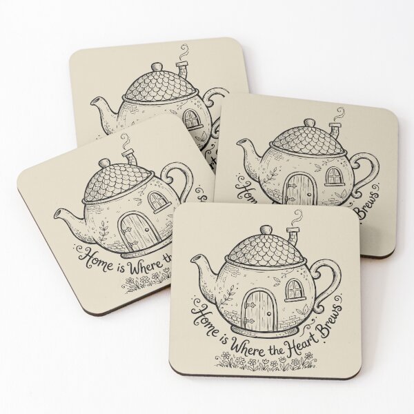 Item preview, Teapot Cottage - Cottagecore Art designed and sold by bapupa.