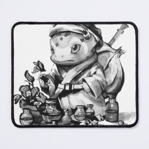 Item preview, Bulba de tipo planta curativo vestido de herbolario - Obra de arte original en tinta designed and sold by akthaysen.