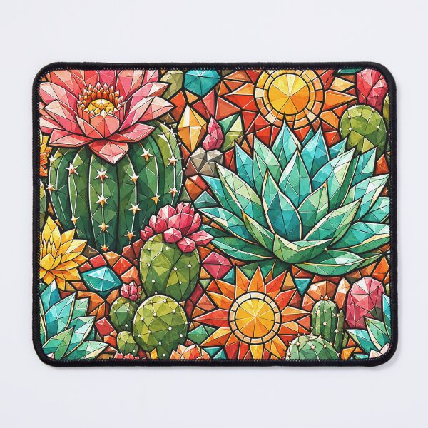 Item preview, Gemstone Succulent and Cactus Mosaic Pattern designed and sold by DjFreeq.