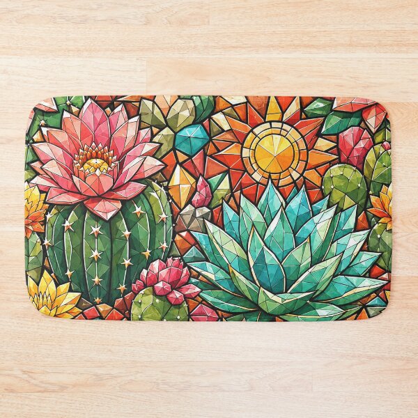 Item preview, Gemstone Succulent and Cactus Mosaic Pattern designed and sold by DjFreeq.