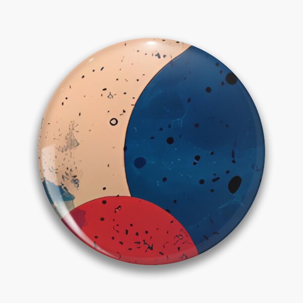 Item preview, Grunge Abstract Blobs | Red Navy Cream Splatter Art designed and sold by Shirdon2.