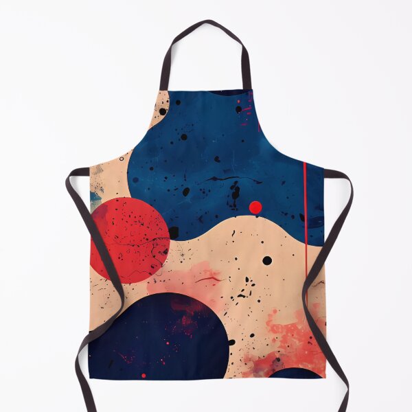 Item preview, Grunge Abstract Blobs | Red Navy Cream Splatter Art designed and sold by Shirdon2.