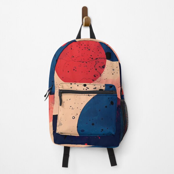 Item preview, Grunge Abstract Blobs | Red Navy Cream Splatter Art designed and sold by Shirdon2.