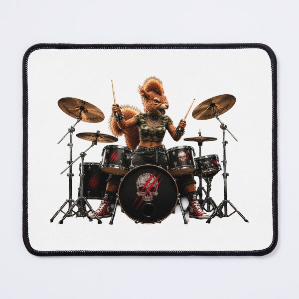 Item preview, Funny Squirrel Drummer Gifts For Musicians designed and sold by Bisonia.