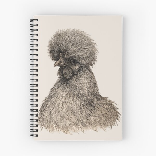 Item preview, vintage silkie chicken designed and sold by print-ES.