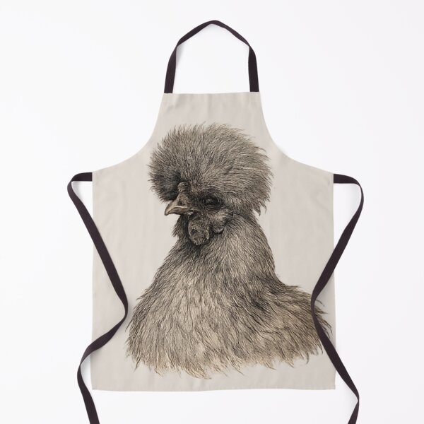 Item preview, vintage silkie chicken designed and sold by print-ES.
