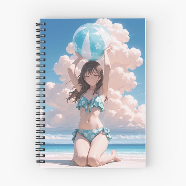Item preview, Summer Sky Beach Ball Anime Girl Poster designed and sold by SEIMEI2025.