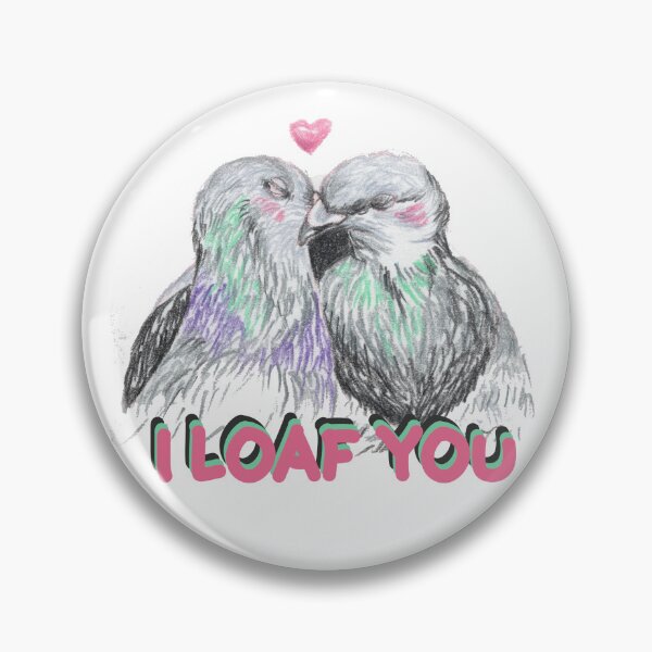 Item preview, Kissing pigeons with heart designed and sold by veroslawa.
