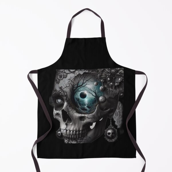 Item preview, Whispers of the Dead – Cracked Skull with Cosmic Sea designed and sold by LujziWorld.
