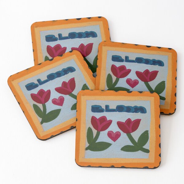 Item preview, Tulip bloom stamps designed and sold by Rochelle Shahfazli.