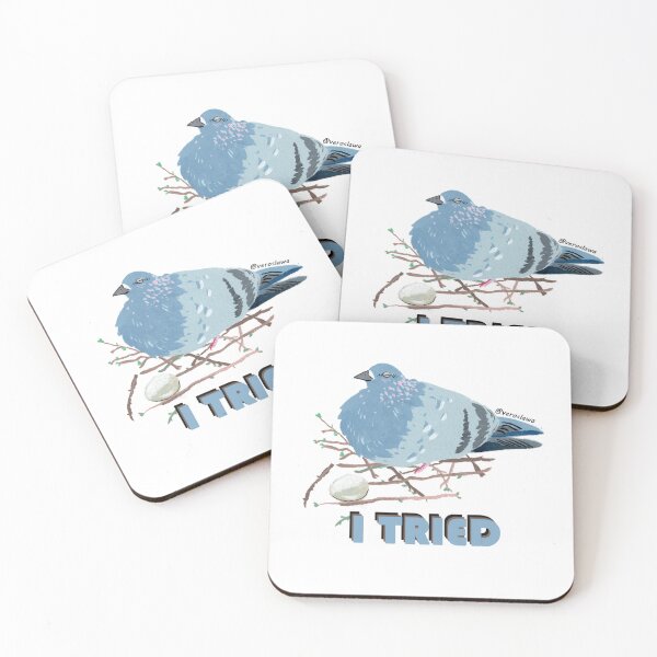 Item preview, Silly pigeon I tried designed and sold by veroslawa.