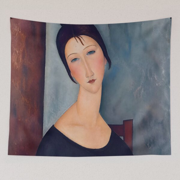 Item preview, Beautiful Woman After Modigliani  designed and sold by Vicky Brago-Mitchell®.