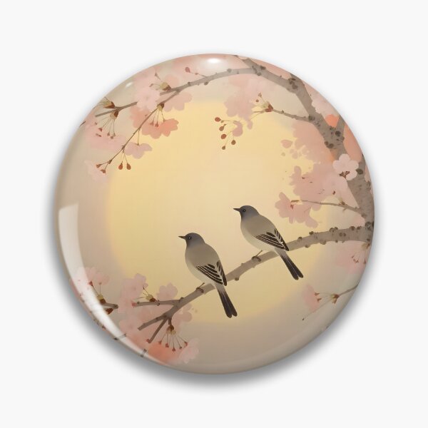 Item preview, Japanese Ukiyo-e Birds and Cherry Blossom designed and sold by Selena-V.