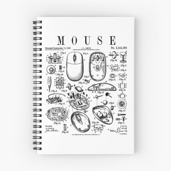 Item preview, Computer Mouse Gamer Geek Vintage IT PC Patent Print designed and sold by GrandeDuc.