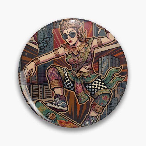 Item preview, Thai Future Skate: Traditional Dance Meets Street Culture designed and sold by SiamSuay Studio..
