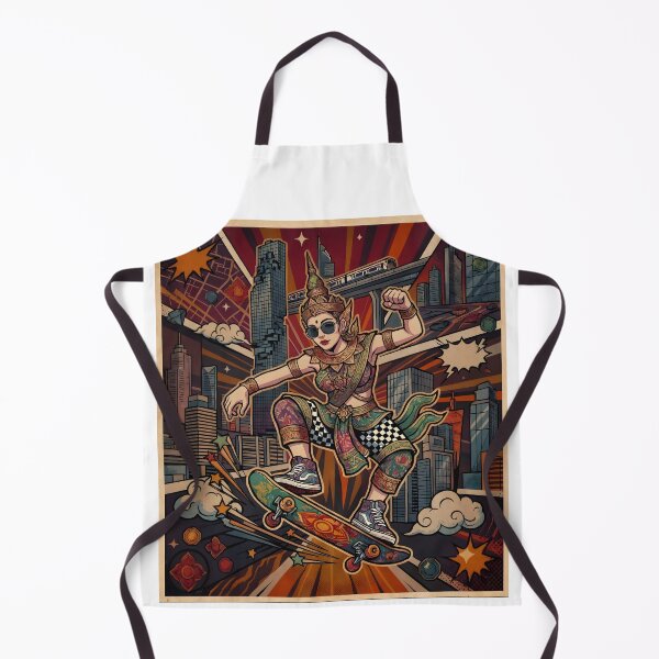 Item preview, Thai Future Skate: Traditional Dance Meets Street Culture designed and sold by SiamSuay Studio..