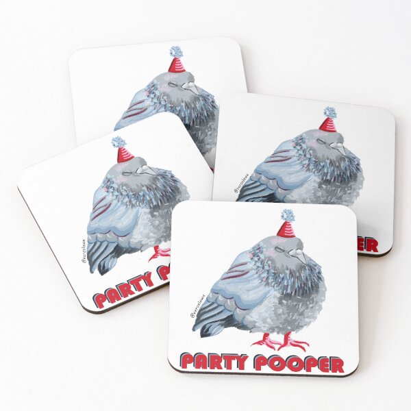 Item preview, Pigeon in hat party pooper designed and sold by veroslawa.