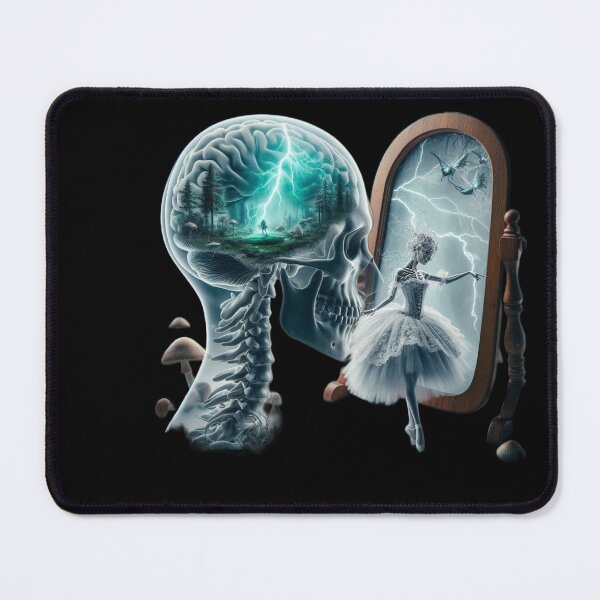 Item preview, Stormy Reflections – Skeleton Ballerina and X-Ray Mindscape designed and sold by LujziWorld.